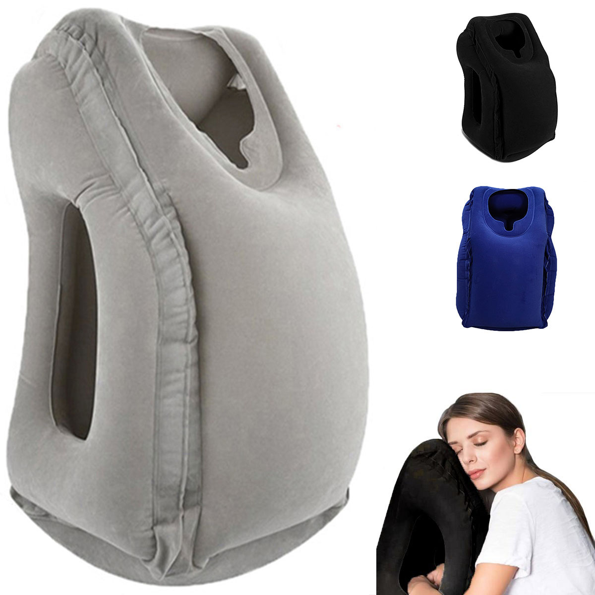 Travel Accessories Long Flight - وسادة سفر قابلة للنفخ، إكسسوارات سفر