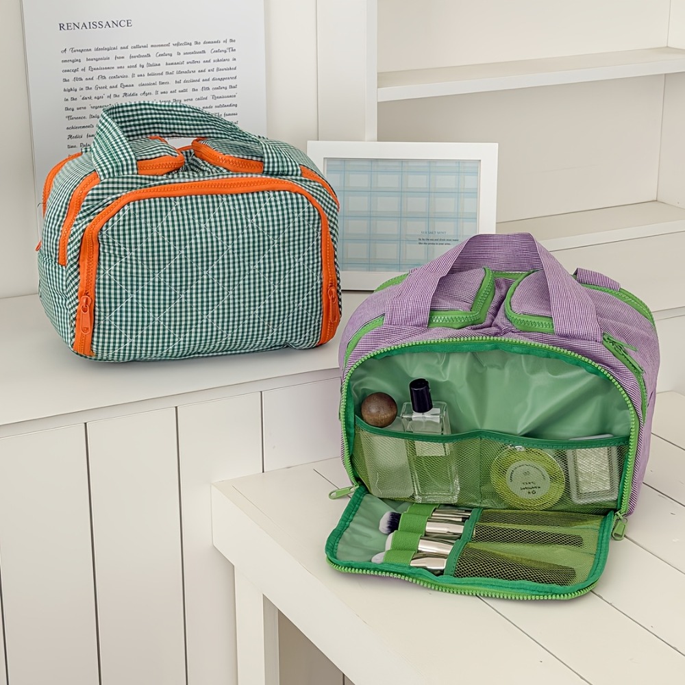 حقيبة كبيرة الحجم لتنظيم فرش ا - مراجعة Travel Accessories Organizer Bag وسعره