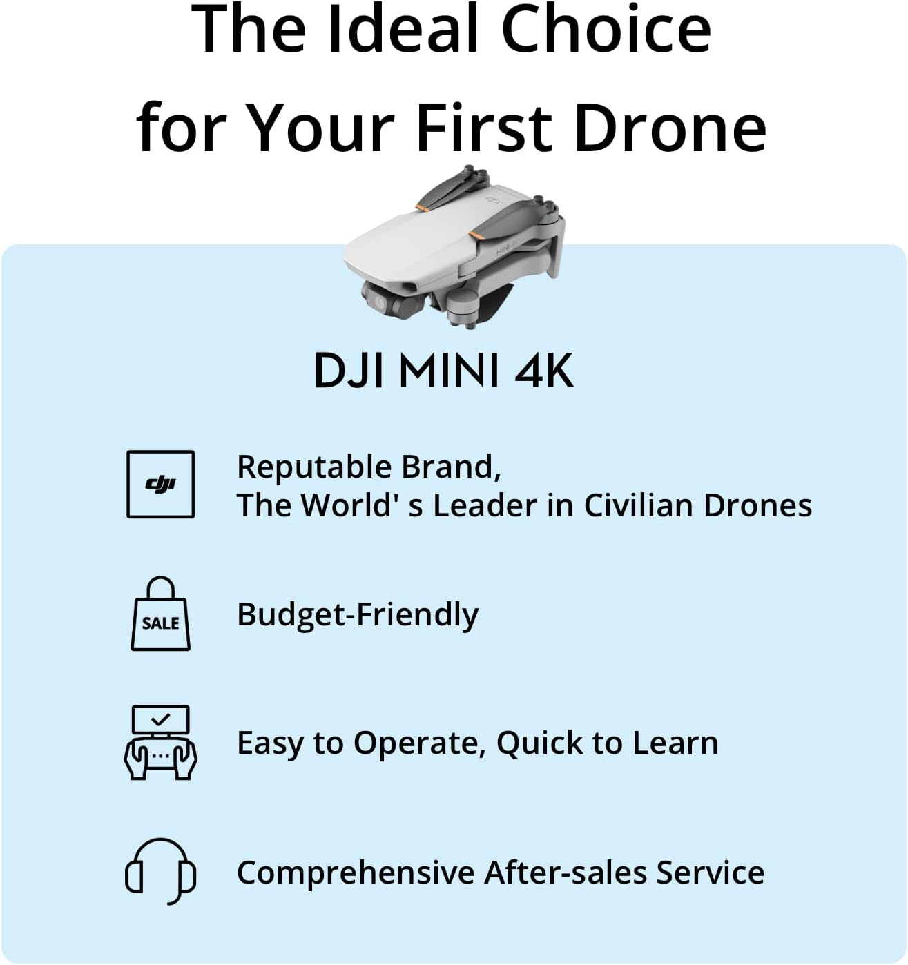 طائرة DJI Mini 4K بدون طيار مع - مراجعة Travel Accessories Long Flight وسعره