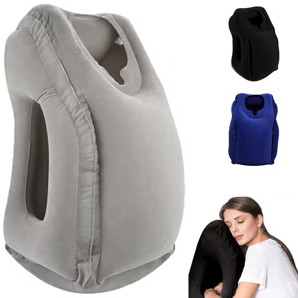 وسادة سفر قابلة للنفخ، إكسسوار - مراجعة Travel Accessories Long Flight وسعره
