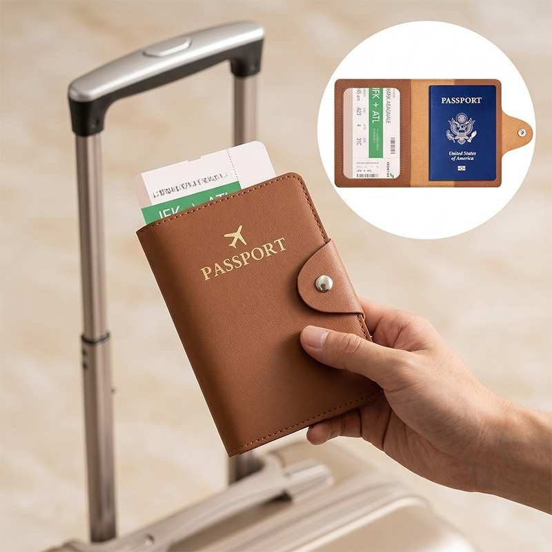 حافظة جواز سفر من الجلد الصناع - مراجعة Travel Accessories Wallet وسعره