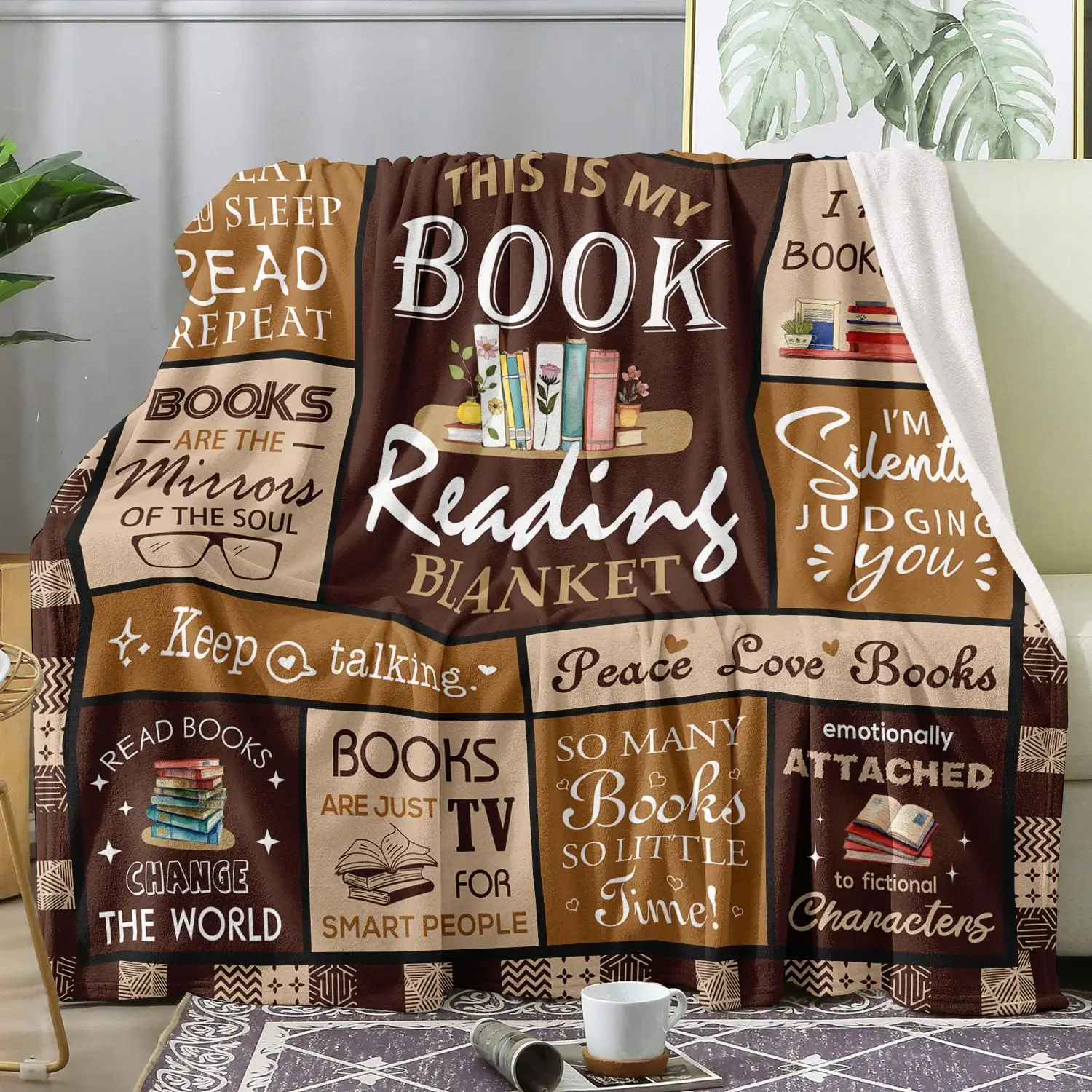 بطانية هدية لمحبي الكتب - أفضل - مراجعة Travel Accessories Ideas وسعره