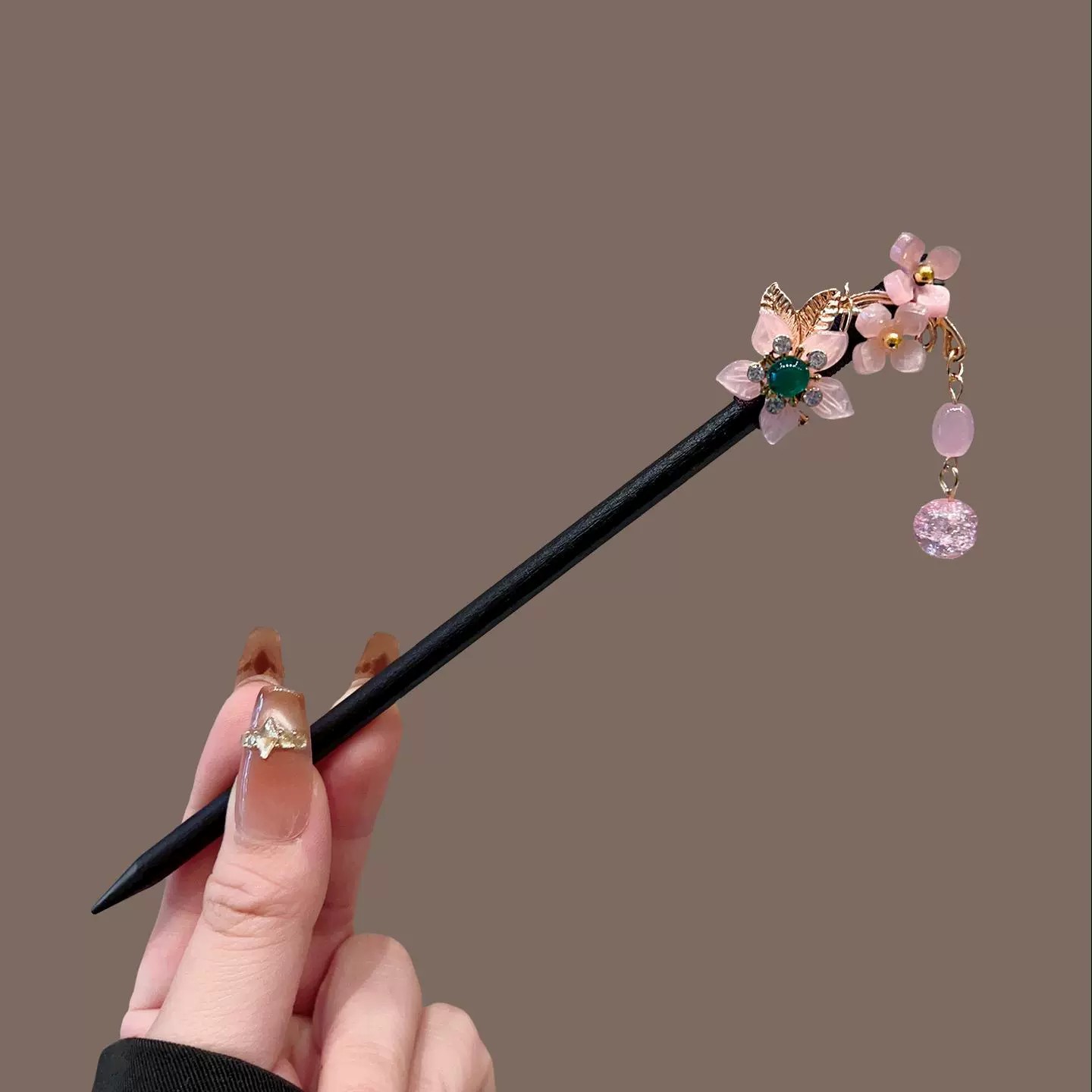 دبوس شعر خشبي عتيق للنساء عصا  - مراجعة Travel Accessories Jewelry وسعره